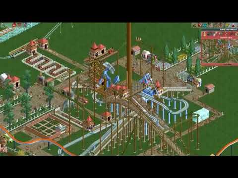 Jerma defeats the Roller Coaster Tycoon boss