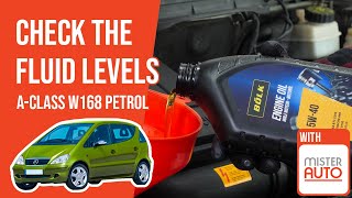 Youtube thumbnail of video "How to check the fluid levels A140 W168 📏"