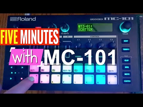 FIVE MINUTES WITH : Roland MC-101 Zen Core Groovebox