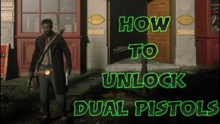 How To Unlock Dual Pistols - RDR2 Online