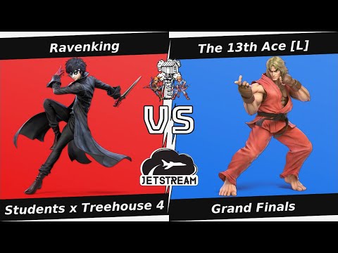 Students x Treehouse 4 Grand Finals - Ravenking (Joker) Vs. The 13th Ace [L] (Ken) - SSBU