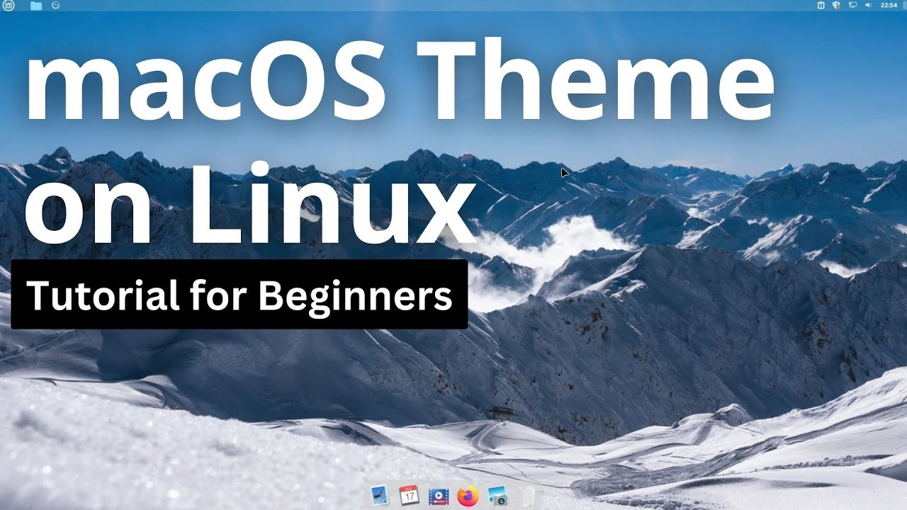 macOS theme on Linux Mint Cinnamon or Xfce - Tutorial for beginners