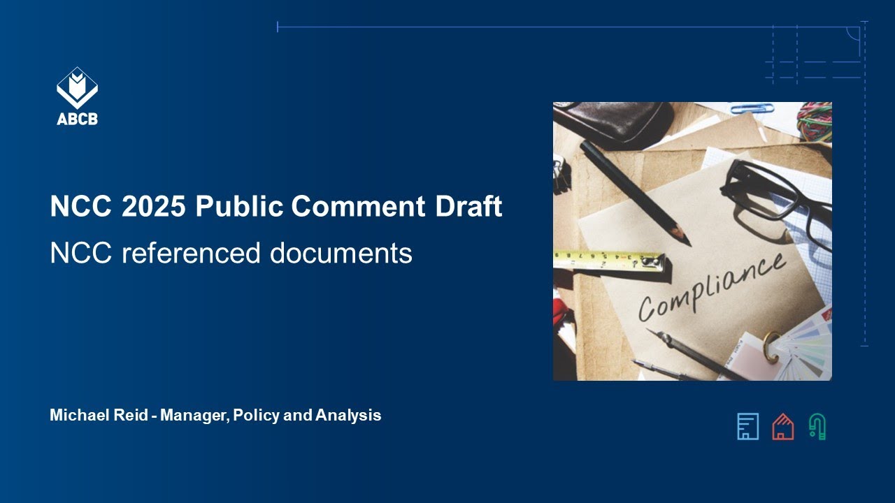 ABCB Roadshow 2024: NCC referenced documents