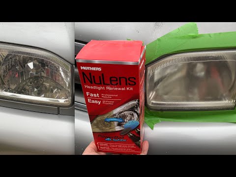 30min both  headlight renew and refinish Mothers NuLens Review