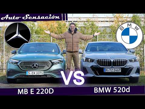 Compartiva Mercedes Benz E220d Amg-line VS BMW 520d M-sport . ¿QUIEN es el REY 👑 de los sedanes?