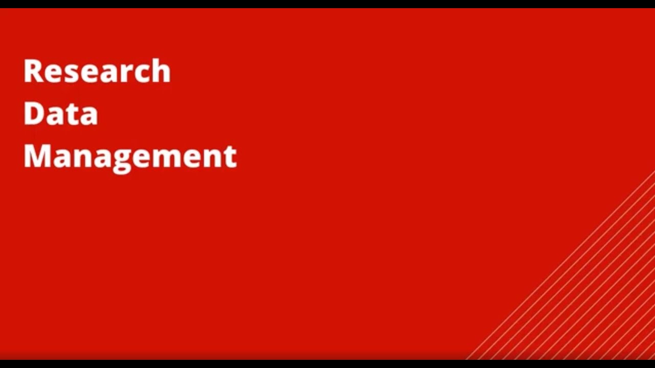 Research Data Management (RDM)