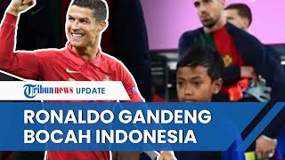 Sosok Ulul Albab El Ibrahim, Bocah Indonesia Jadi Player Escort Cristiano Ronaldo di Piala Dunia