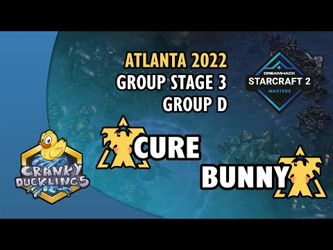 Cure vs Bunny - TvT | DreamHack Masters: Atlanta 2022 - Group Stage 3 | StarCraft 2 Tournament