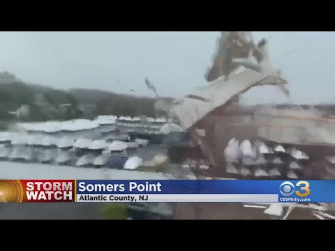 Severe Weather Leaves Damages Somers Point