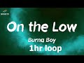 Burna Boy -  On The Low 1  Hour Loop