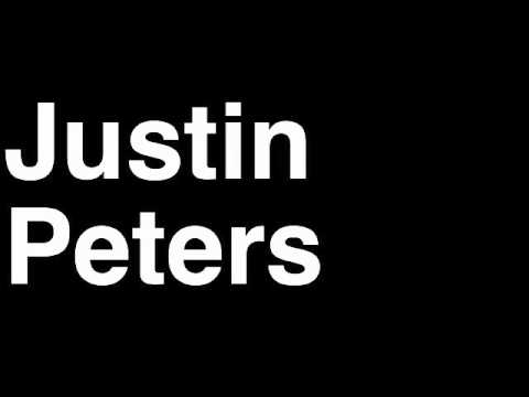 How to Pronounce Justin Peters Carolina Hurricanes NHL Hockey Player Runforthecube