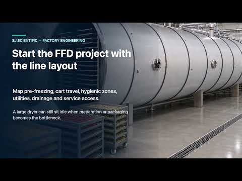 Industrial FFD Factory Layout Planning: Utilities, Carts and Packaging video cover