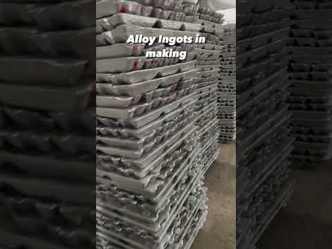 Solid lm98 aluminium alloy ingot, rectangle, weight: 7.5 kg