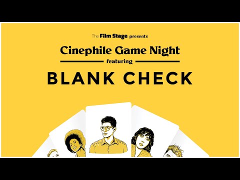 Cinephile Game Night Live S1E14: The Film Stage vs. Blank Check