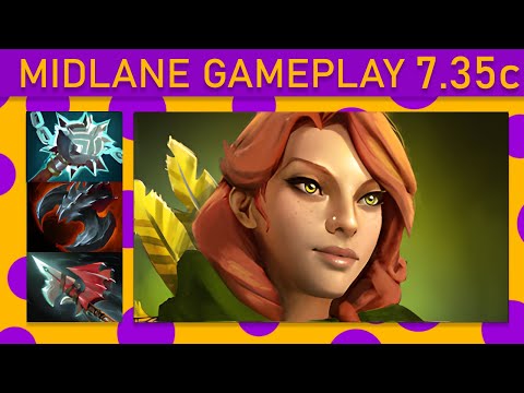 ⭐ SumaiL- Windranger 20 Kills! Mid Gameplay 7.35c - Dota 2 Top MMR