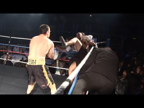 Classic Unlicensed Boxing - Mad Fight Ends in Brawl - Alan Kitson v John Pema