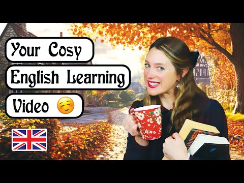 跟著 Katherine 悠閒的邊讀經典文學邊學英文吧！ (COSY BOOKS ? | FILMS ✨ | Pudding & Tea ?| Autumn Time! ??| Cosy British English! ??)
