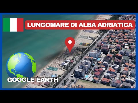 Lungomare di Alba Adriatica in Alba Adriatica, Italy on Google Earth