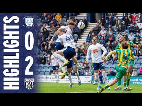 FC Preston North End 0-2 FC WBA West Bromwich Albion