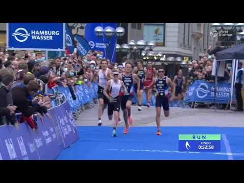 Incredible triathlon sprint finish at WTCS Hamburg