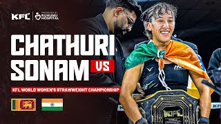 Sonam Zomba 🇮🇳 vs Chathuri Siriwardana 🇱🇰 | Full Fight #KFL8