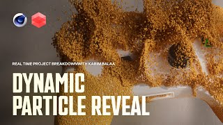 Quick & Simple dynamic particle reveal in Cinema 4D with X-Particles
