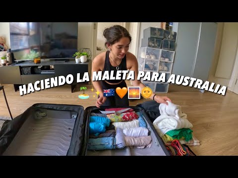 ¿Qué llevo en mi maleta para Australia? ✈️🌏🇦🇺