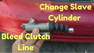 SELF BLEED CLUTCH LINE & Change Slave Cylinder | Honda & Acura