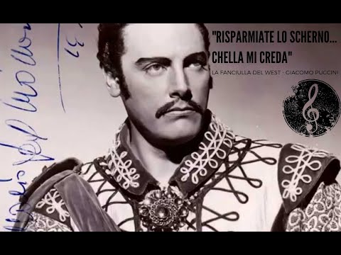 "Risparmiate lo scherno...Chella mi creda" La Fanciulla del West, G. Puccini - Mario del Monaco