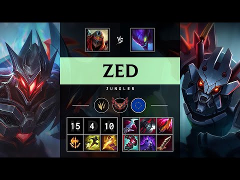 Zed Jungle vs Kha'Zix - EUW Grandmaster Patch 25.21