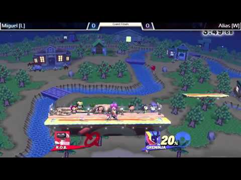 [SL4] Grand Finals - Miguel (ROB) vs Alias (Greninja) - SSB4 Singles