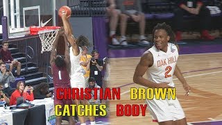 Christian Brown With A NASTY Putback!! Cole Anthony And Oak Hill Were Locked In