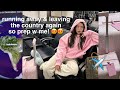 PREP PACK WITH ME ️ Travel Vlog