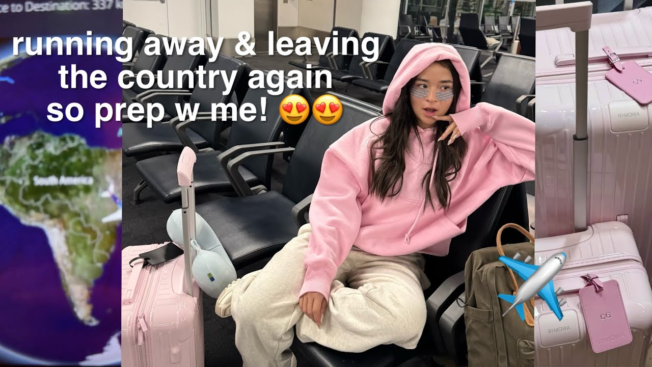 PREP & PACK WITH ME ✈️ travel vlog!!! 