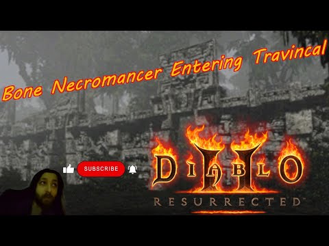 #Bone #Necromancer #Entering #Travincal (#D2R #Hardcore #Ladder Season 3)