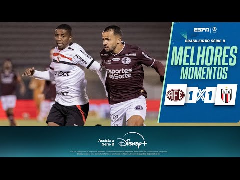 Em CLÁSSICO ELETRIZANTE, FERROVIÁRIA E BOTAFOGO-SP empatam pela SÉRIE B | MELHORES MOMENTOS