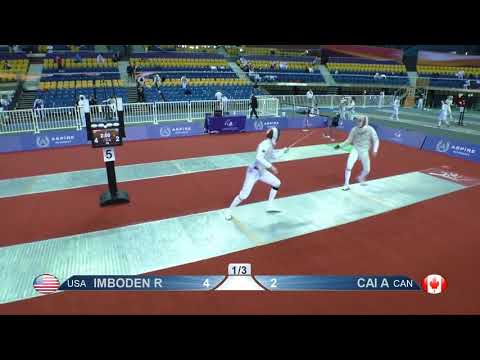 Doha 2021 SMF - L64 - Imboden USA v Cai CAN