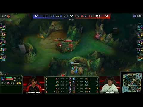 T1 Oner Steals Redbuff from KT Cuzz. T1 vs KT Spring 2022. Lck Spring 2022. Lck Highlights videos.