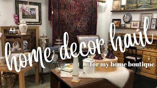 Home decor haul for my boutique | Rearranging my home boutique | Smoothie recipe