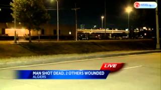 Man dead in Algiers Triple Shooting