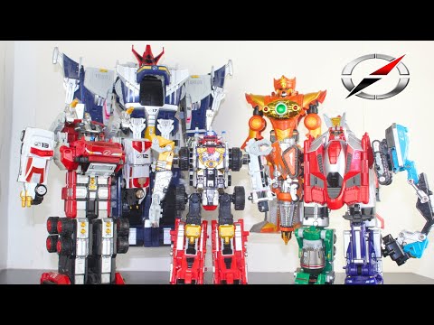 DX All Mecha / Gattai GoGo Sentai Boukenger (Power Rangers Operation Overdrive) 轟轟戦隊ボウケンジャー 60 FPS