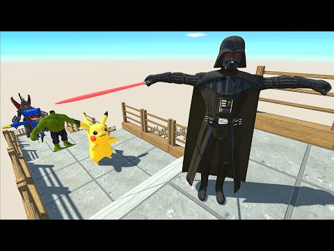 Darth Vader Death Fall - Animal Revolt Battle Simulator