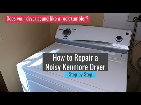 How to fix a noisy Kenmore Dryer - Step by Step