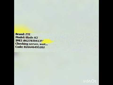 ZTE A3 2020-T Network Unlock