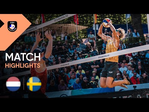 SemiFinals I NED vs SWE I Match Highlights I CEV EuroBeachVolley 2025