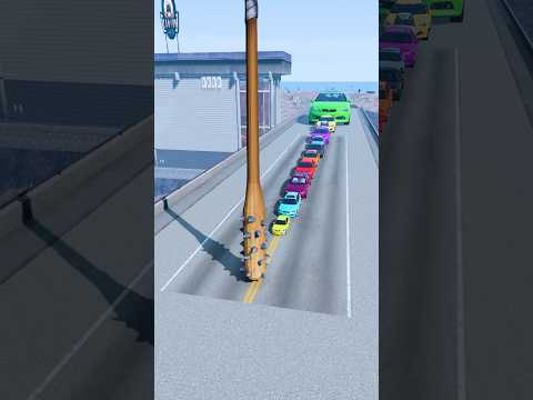 Small To Giant Colorful Cars Vs  Hammer Ep-92