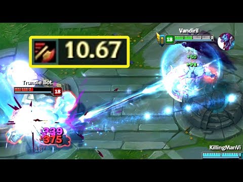 10.67 ATTACK SPEED KINDRED! Attack Speed Record!