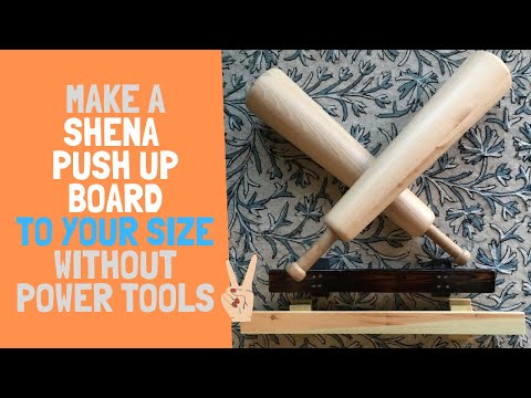 Make a Shena Push up board to your size | No power tools