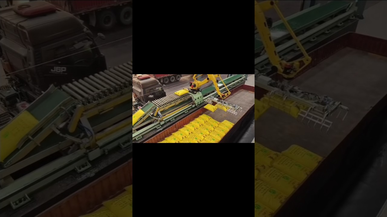 Truck loading robot, efficiency increased by 10 times