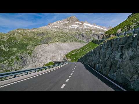 Furka Pass & Grimsel Pass Scenic Drive 4K | Hospental to Innerkirchen, Switzerland